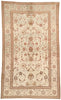 4 x 7 Antique Neutral Persian Kashan Rug 53764