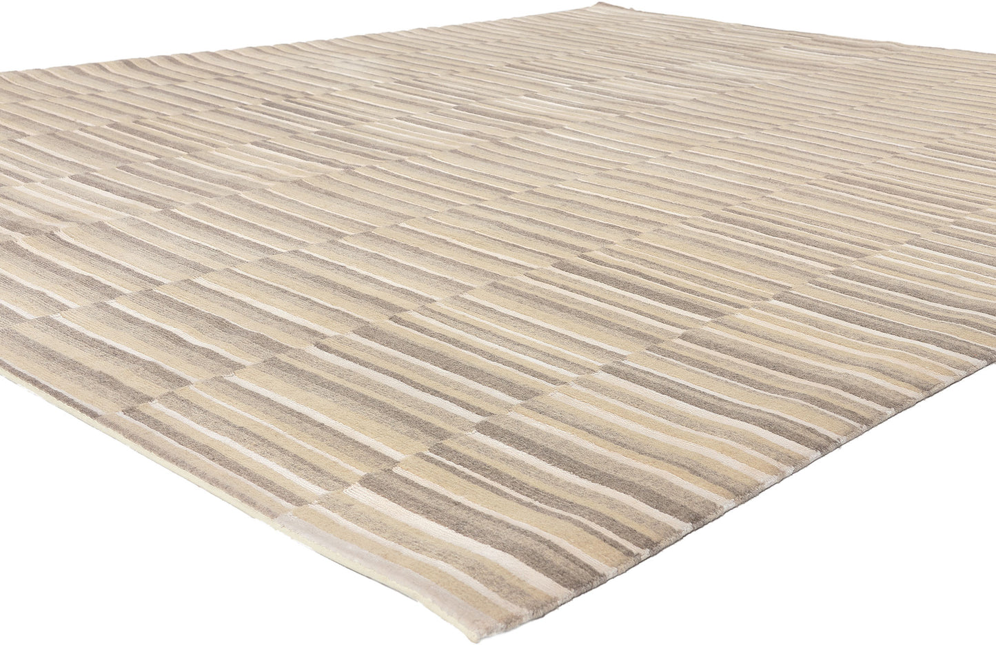 8 x 10 Neutral Striped Rug 30231