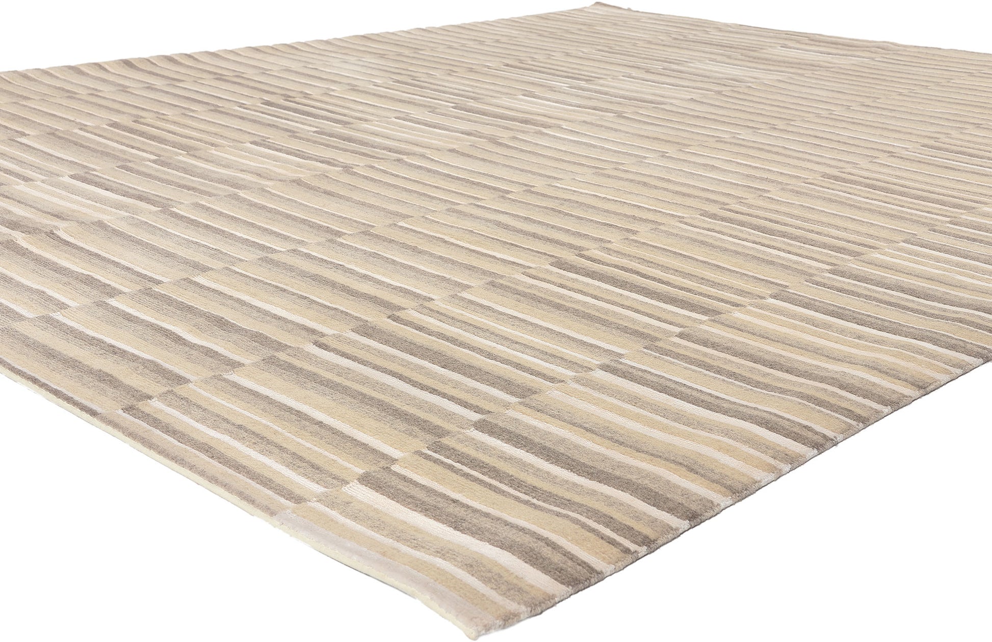 8 x 10 Neutral Striped Rug 30231