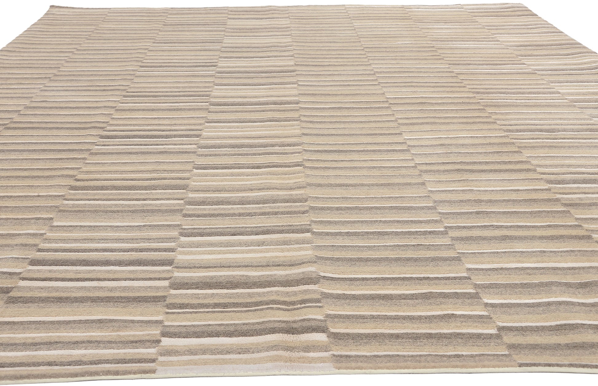 8 x 10 Neutral Striped Rug 30231