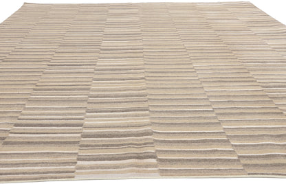 8 x 10 Neutral Striped Rug 30231