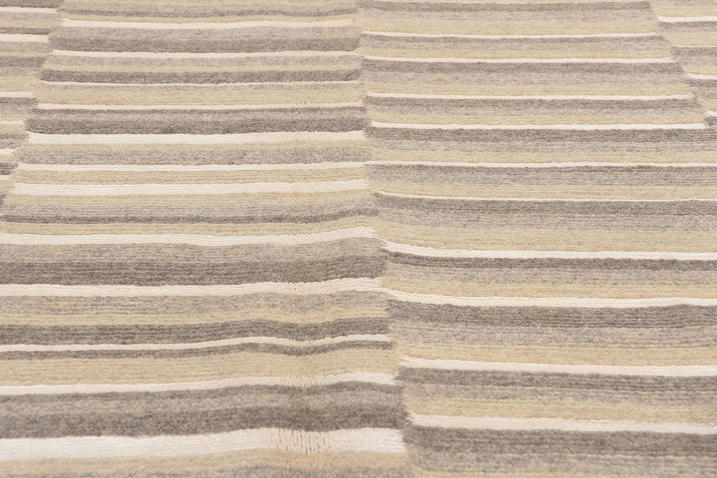 8 x 10 Neutral Striped Rug 30231