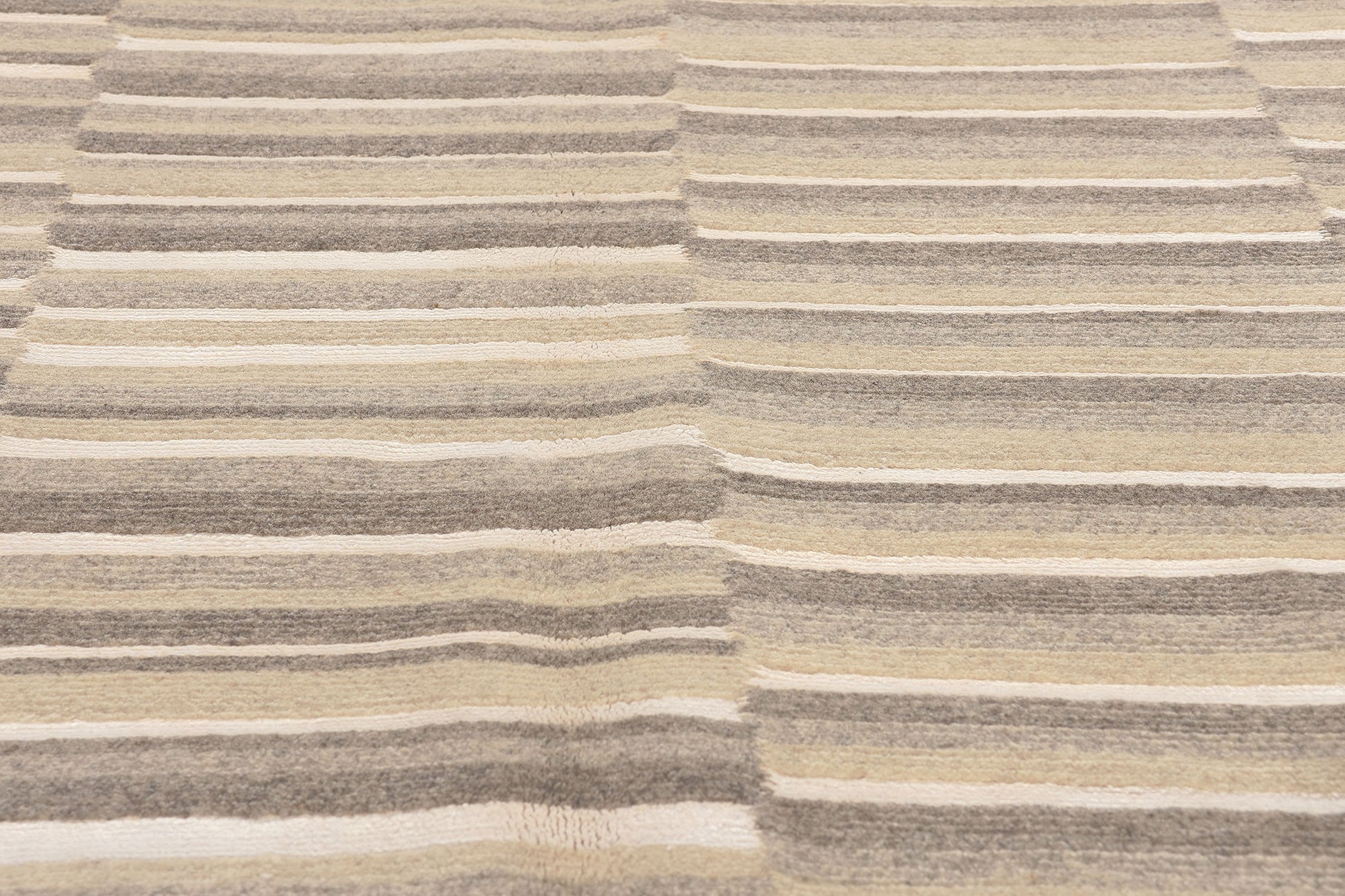 8 x 10 Neutral Striped Rug 30231