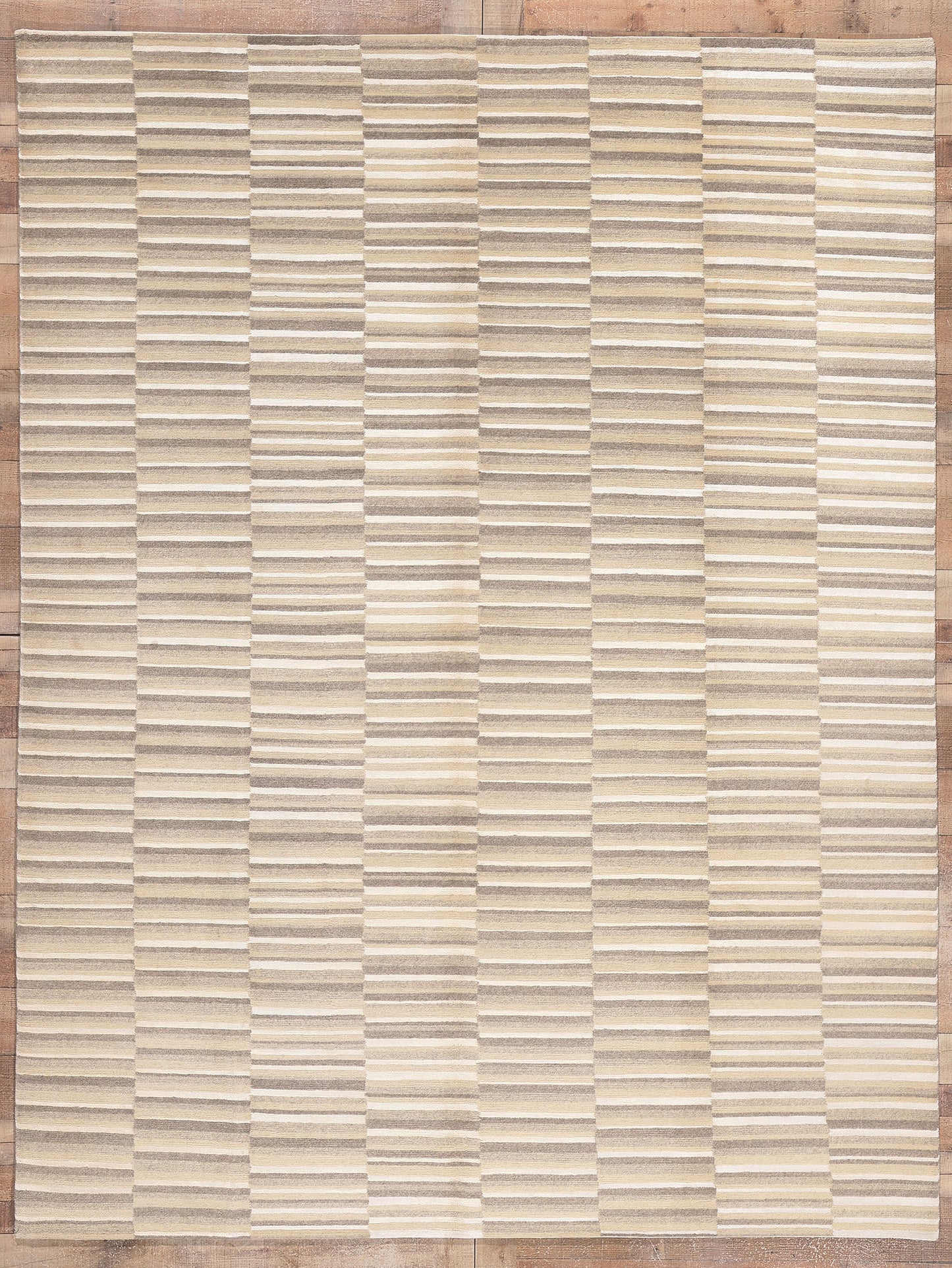 8 x 10 Neutral Striped Rug 30231