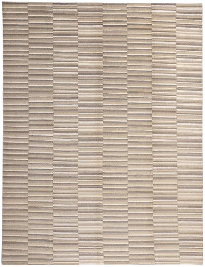 8 x 10 Neutral Striped Rug 30231