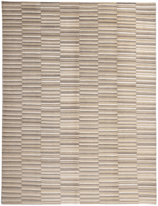 8 x 10 Neutral Striped Rug 30231