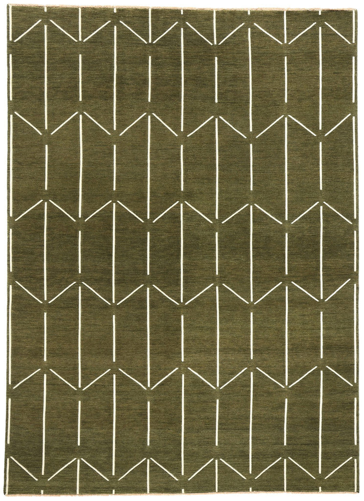 9 x 12 Modern Geometric High-Low Rug 31182