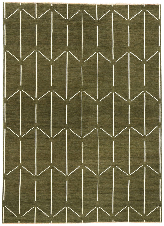 9 x 12 Modern Geometric High-Low Rug 31182