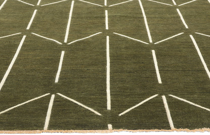 9 x 12 Modern Geometric High-Low Rug 31182