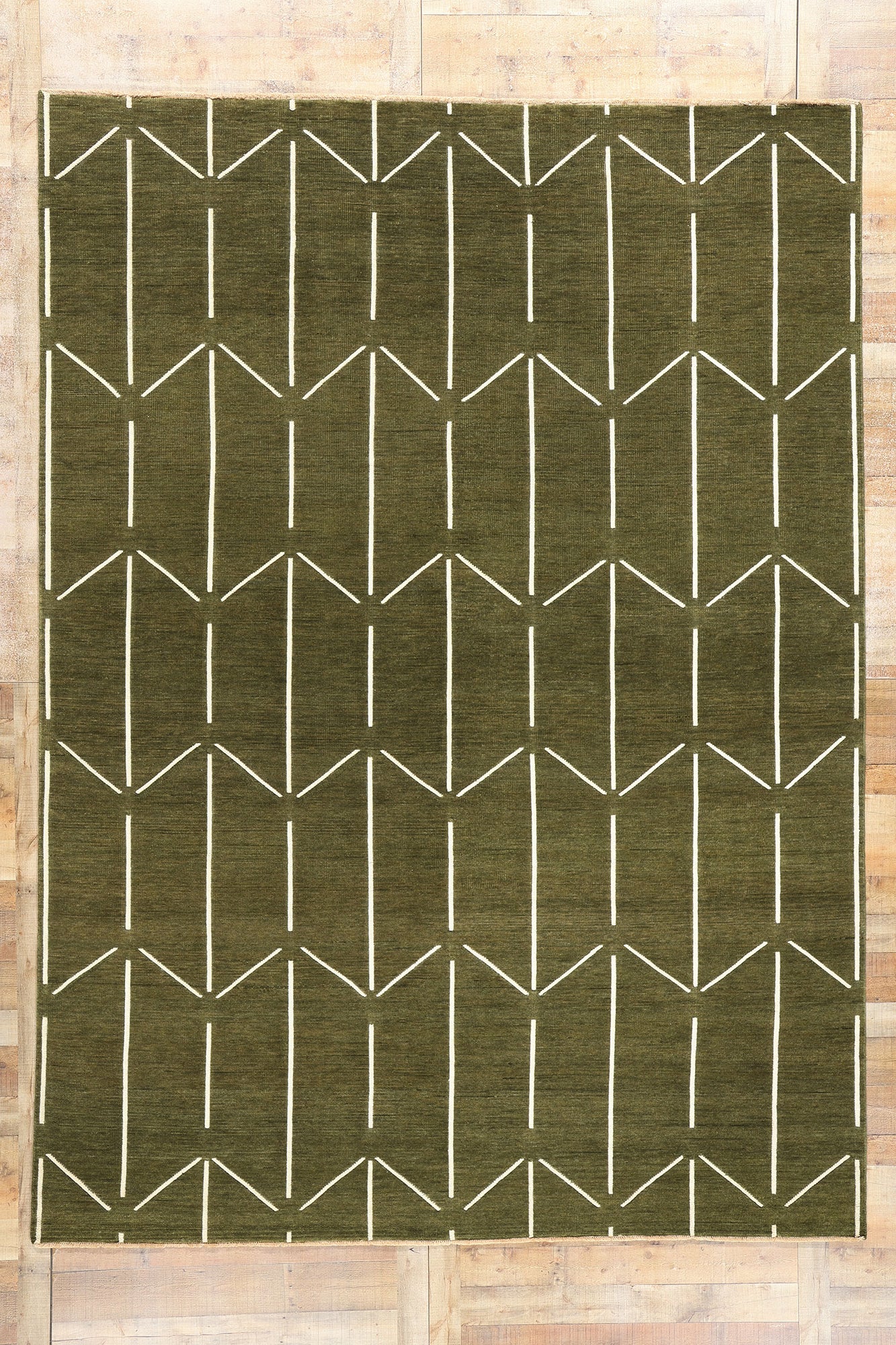 9 x 12 Modern Geometric High-Low Rug 31182