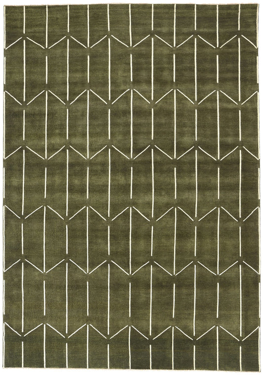 10 x 14 Modern Geometric High-Low Rug 31184