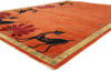 10 x 14 Modern Orange Chinese Art Deco Rug 31094