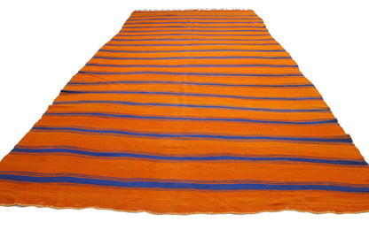 6 x 12 Vintage Moroccan Striped Kilim Rug 20537