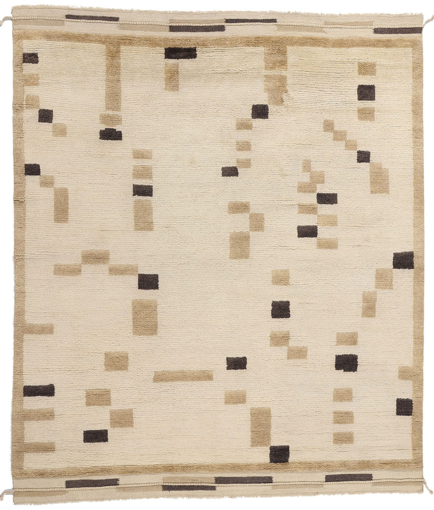 8 x 10 Organic Brutalist Moroccan Rug 31312