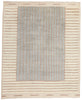8 x 10 Organic Brutalist Striped Moroccan Rug 31313