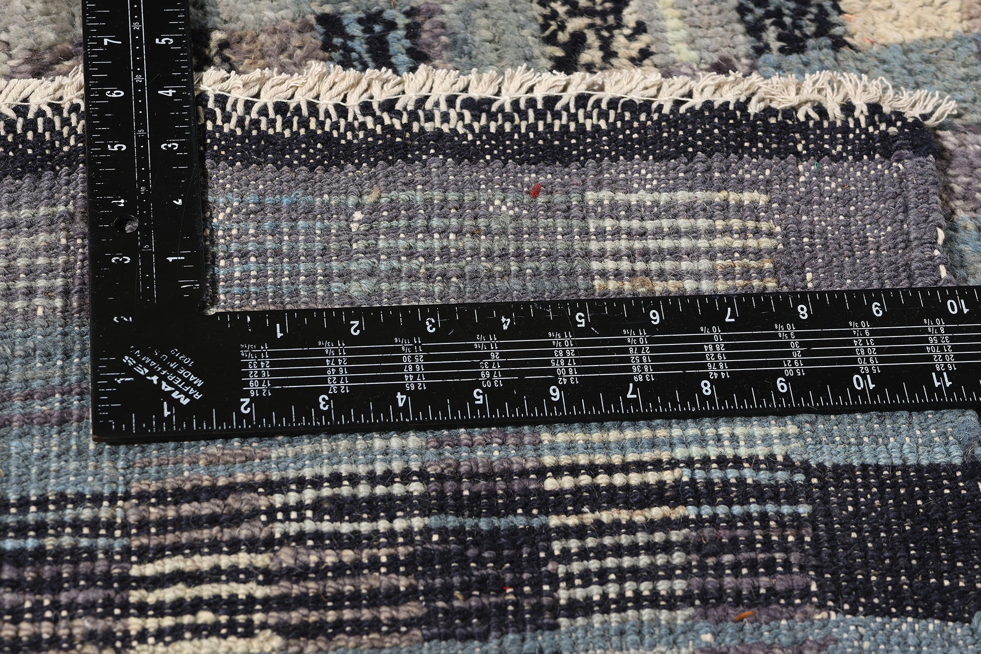 12 x 15 Modern Bauhaus Checkered Moroccan Rug 81053