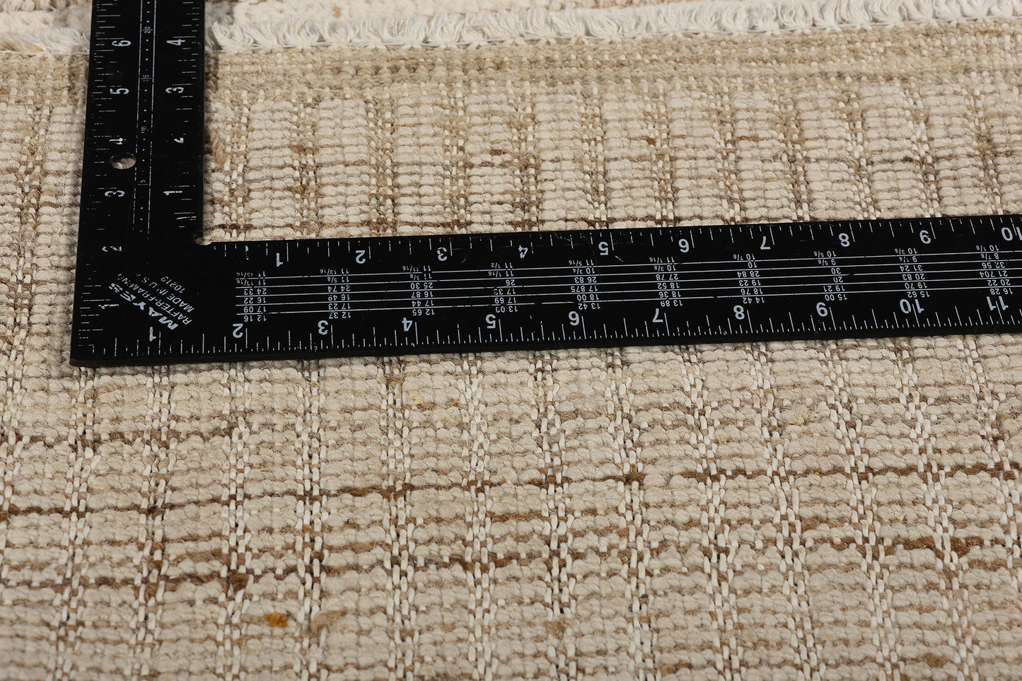 3 x 12 Organic Modern Striations Moroccan Rug 81106