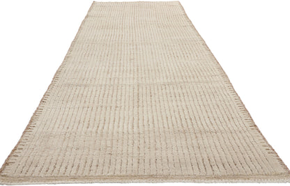 3 x 12 Organic Modern Striations Moroccan Rug 81106