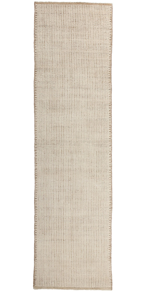 3 x 12 Organic Modern Striations Moroccan Rug 81106