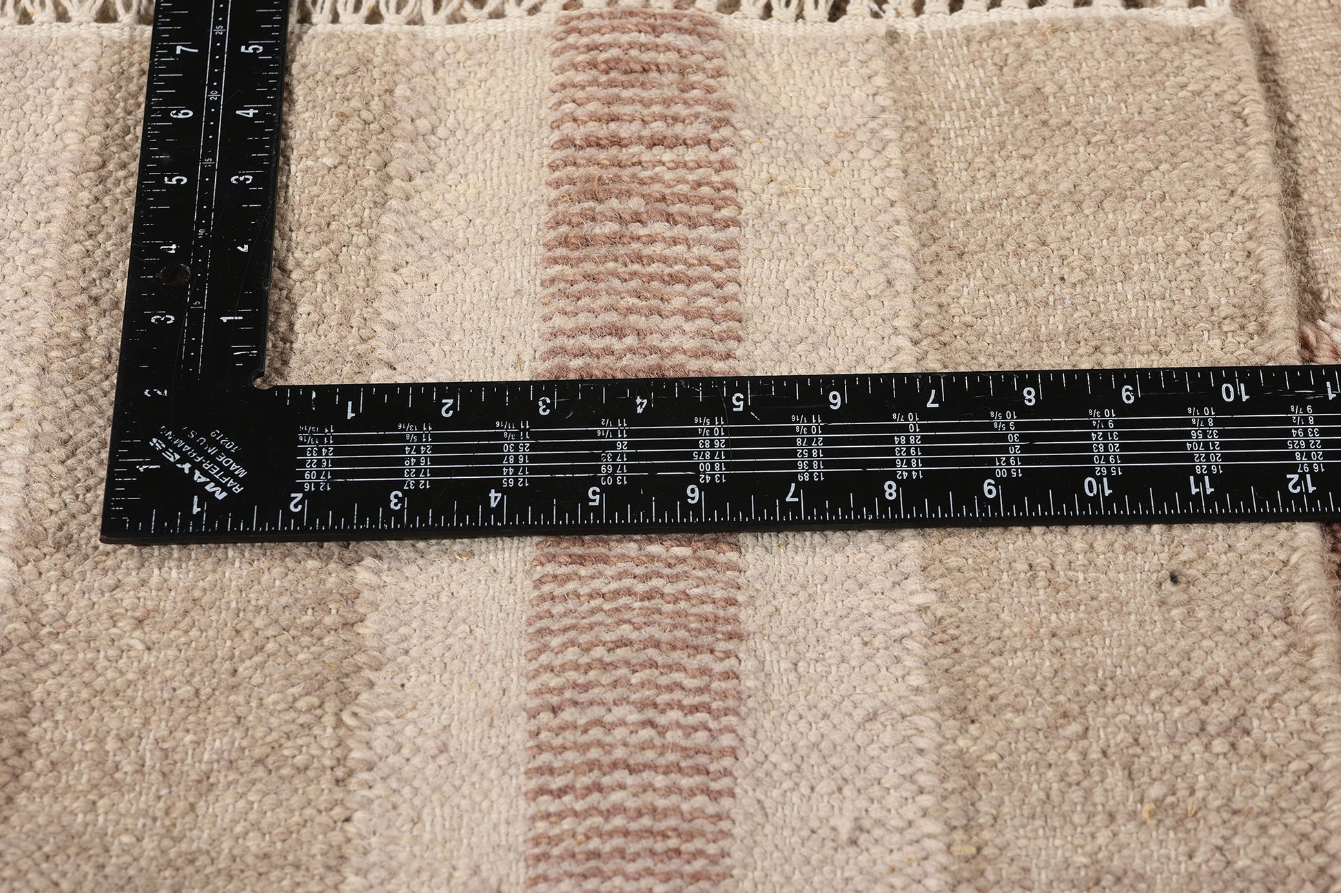 5 x 8 Organic Modern High-Low Kilim Rug 31004