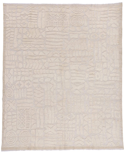 8 x 10 Organic Modern Moroccan High-Low Rug 81063