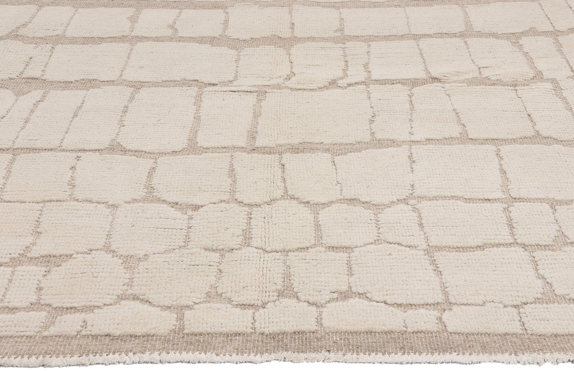 8 x 10 Organic Modern Moroccan High-Low Rug 81084