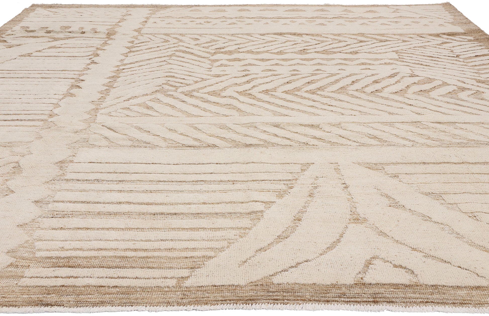 8 x 10 Organic Modern Moroccan High-Low Rug 81070