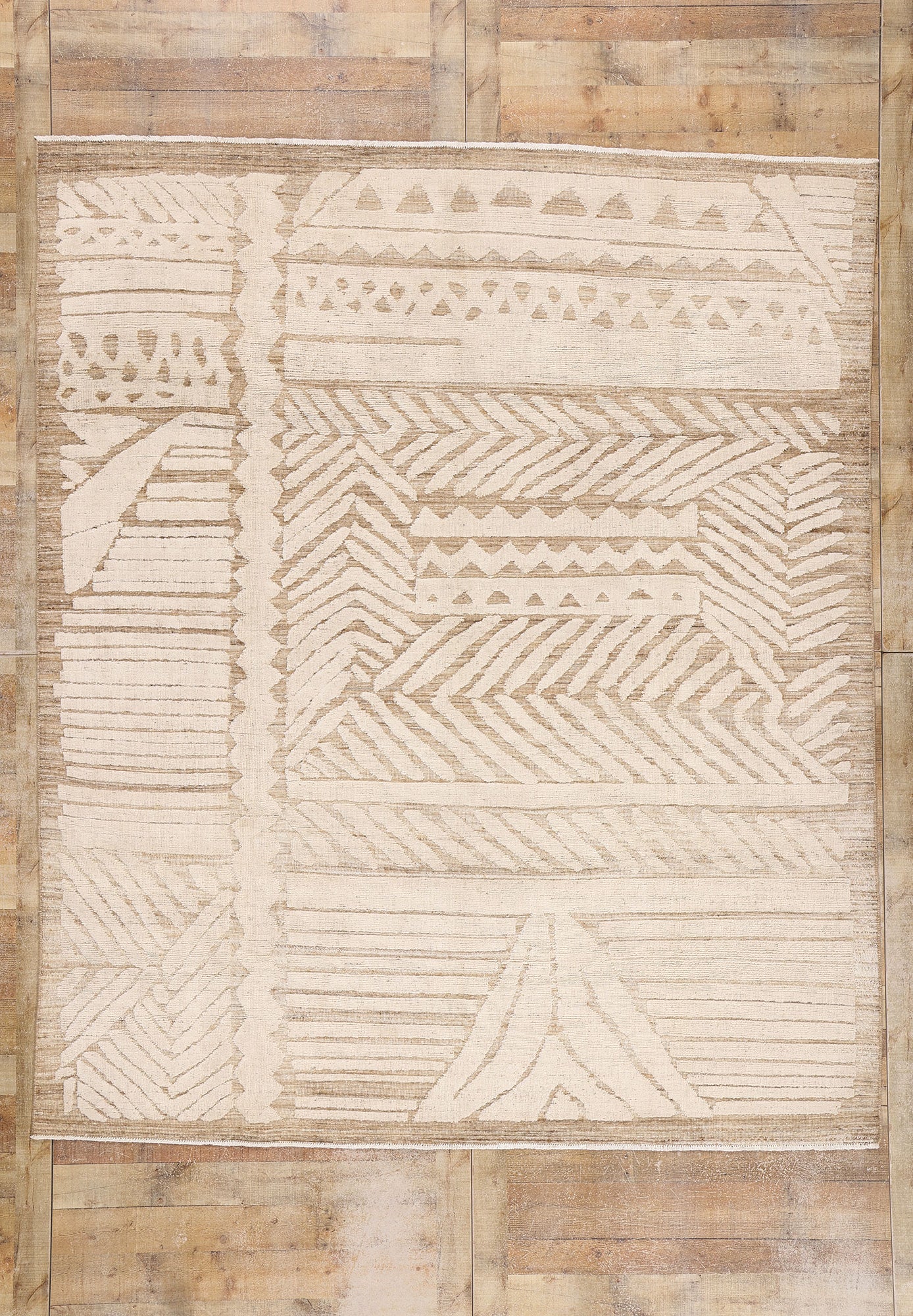 8 x 10 Organic Modern Moroccan High-Low Rug 81070