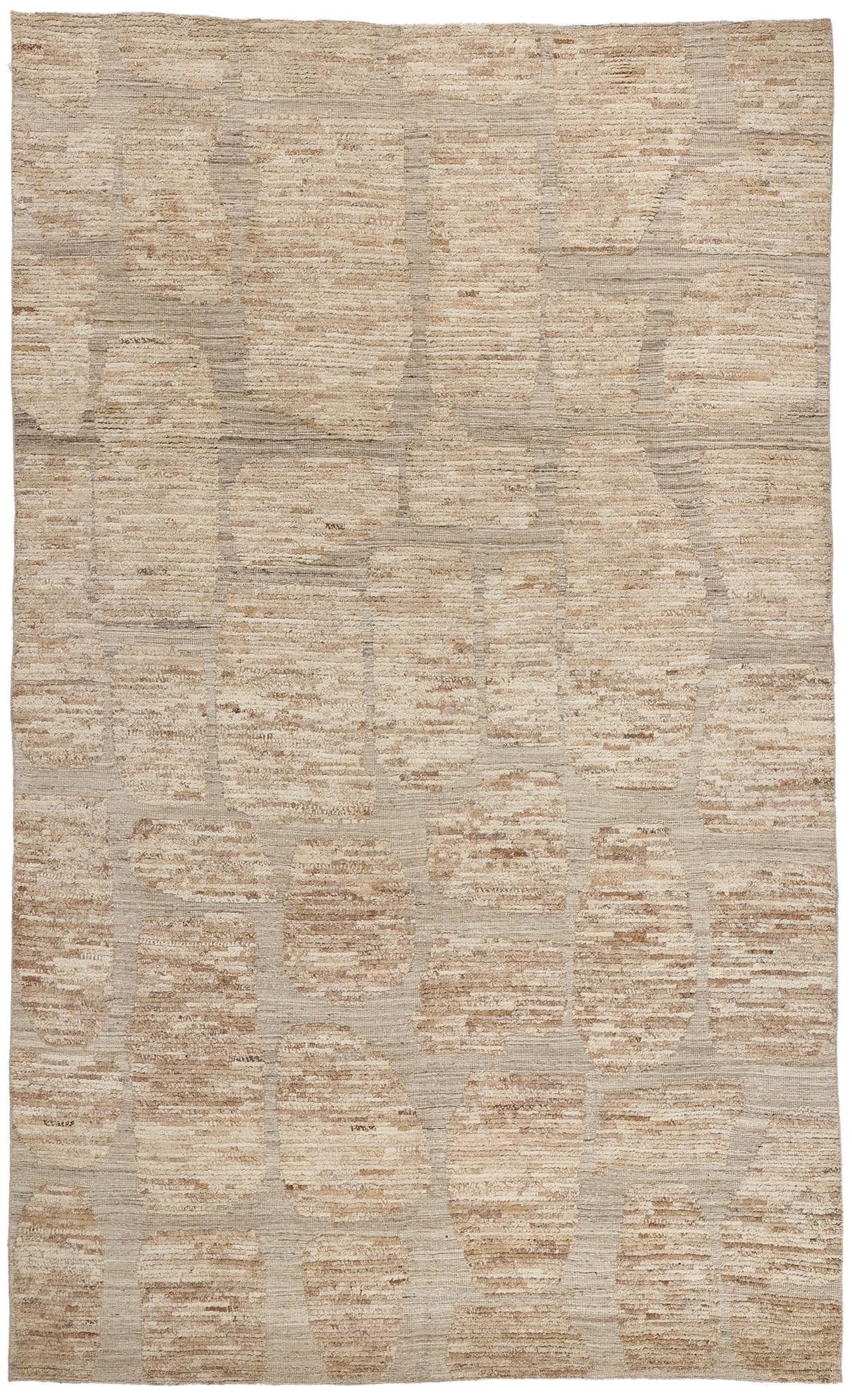 8 x 13 Organic Modern Moroccan High-Low Rug 81054
