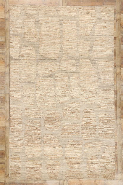 8 x 13 Organic Modern Moroccan High-Low Rug 81054