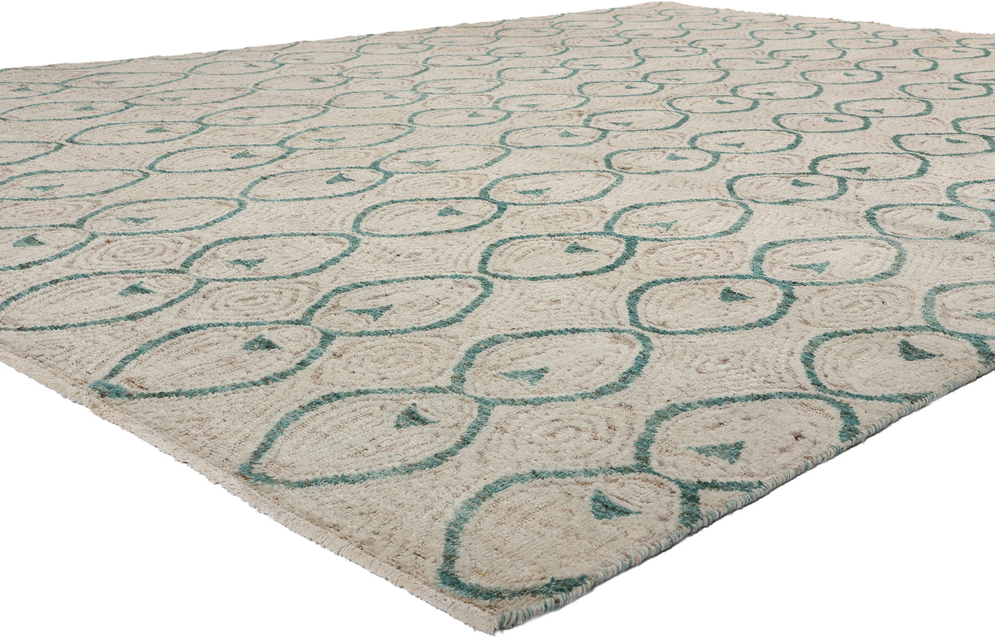 9 x 12 Organic Modern Moroccan High-Low Rug 81076