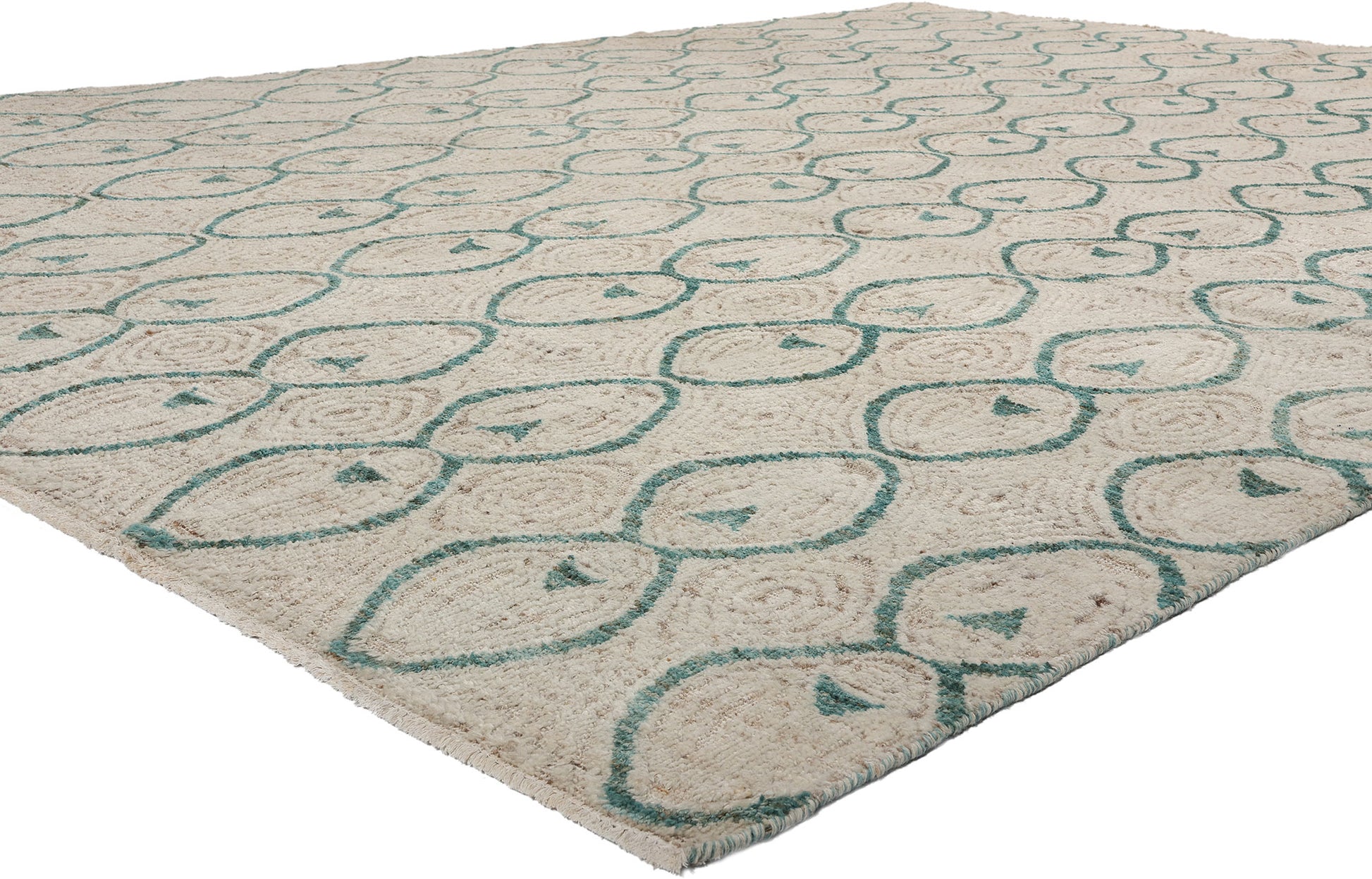 9 x 12 Organic Modern Moroccan High-Low Rug 81076