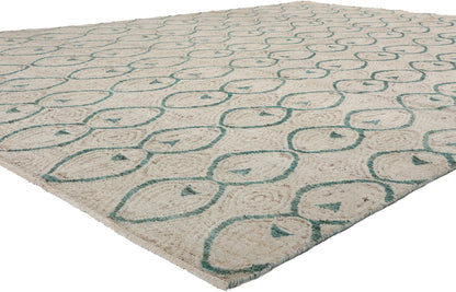 9 x 12 Organic Modern Moroccan High-Low Rug 81076
