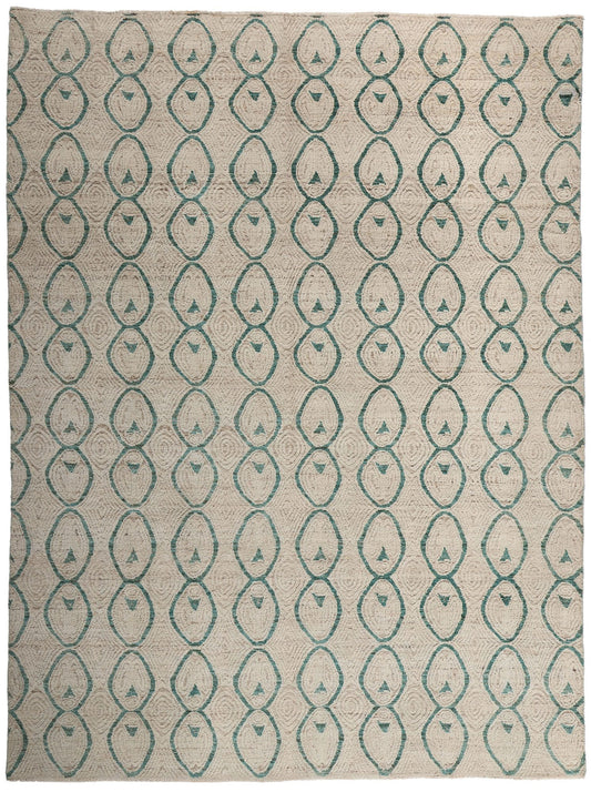 9 x 12 Organic Modern Moroccan High-Low Rug 81076
