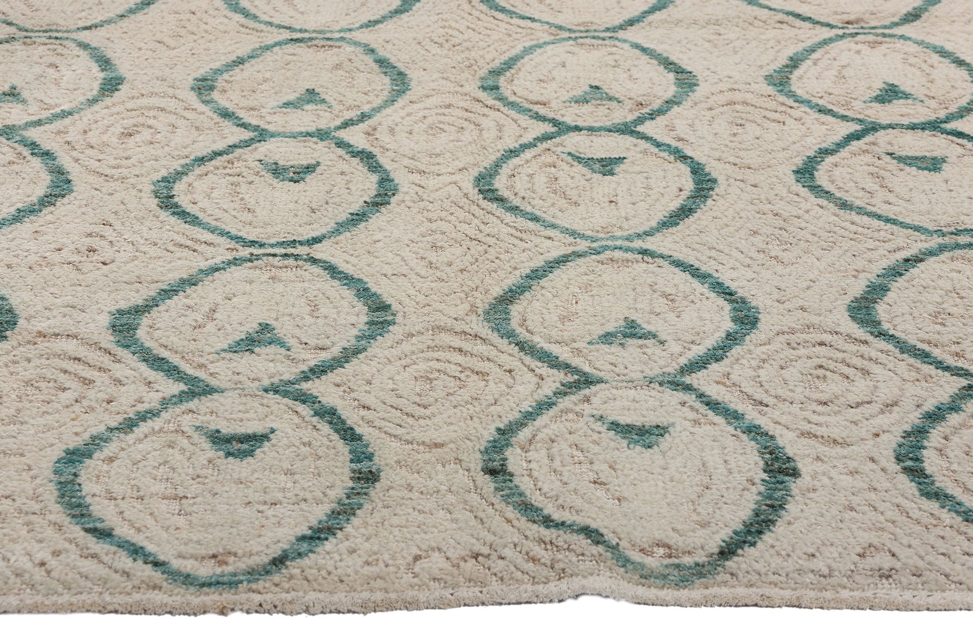 9 x 12 Organic Modern Moroccan High-Low Rug 81076