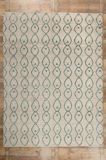 9 x 12 Organic Modern Moroccan High-Low Rug 81076