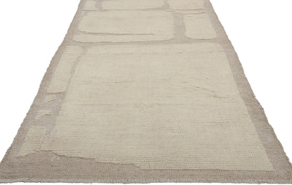 3 x 14 Organic Modern Moroccan High-Low Rug 81105
