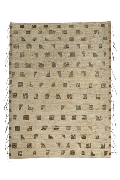 10 x 14 Earth-Tone Moroccan Rug 80812