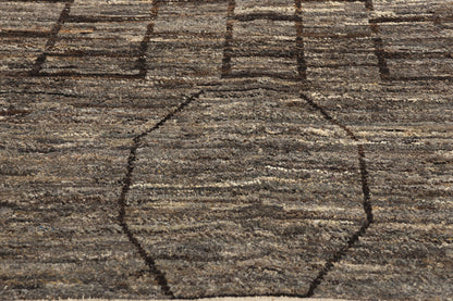 12 x 15 Organic Modern Brutalist Moroccan Rug 81116
