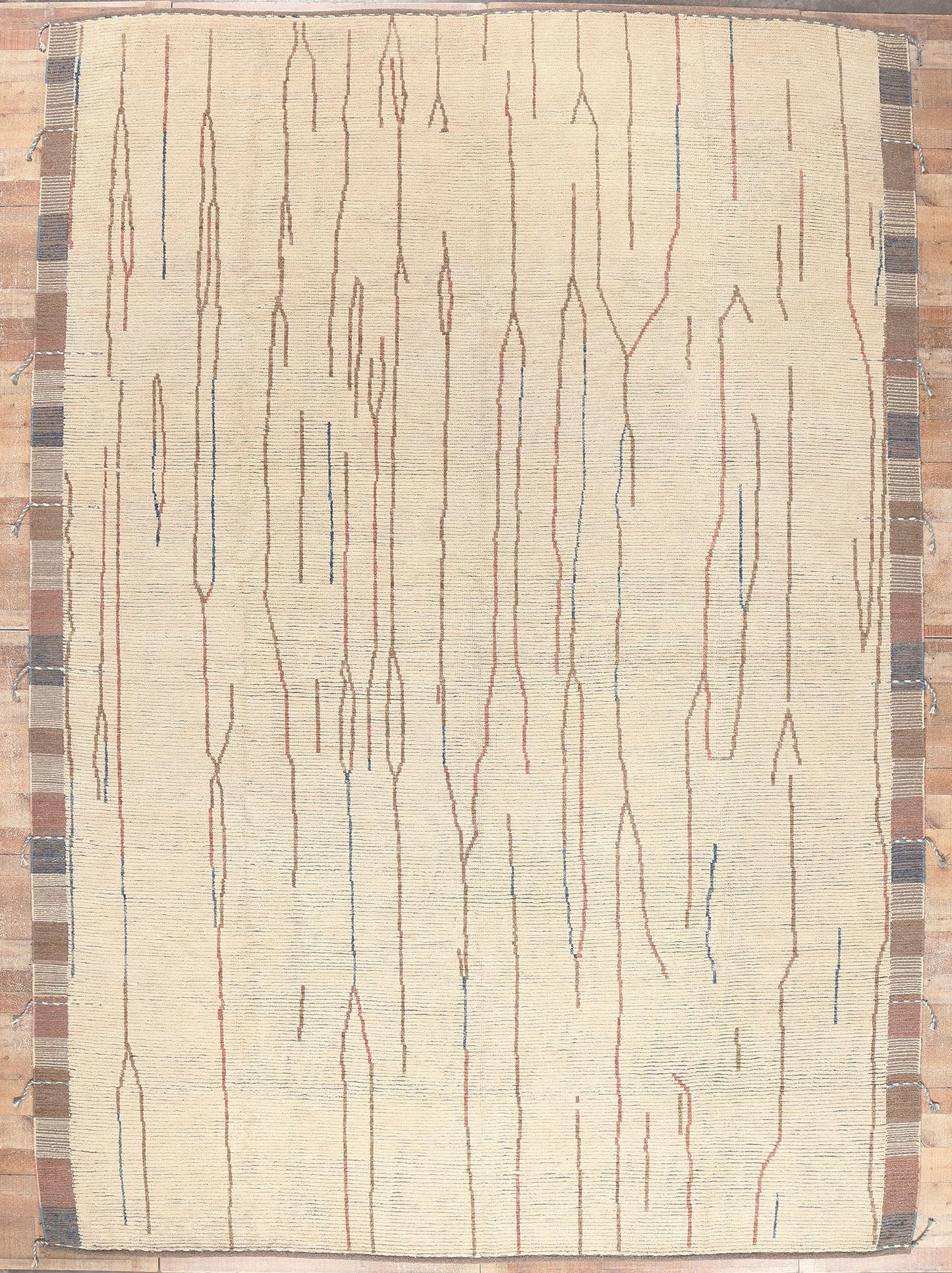 11 x 16 Organic Modern Moroccan Rug 81019