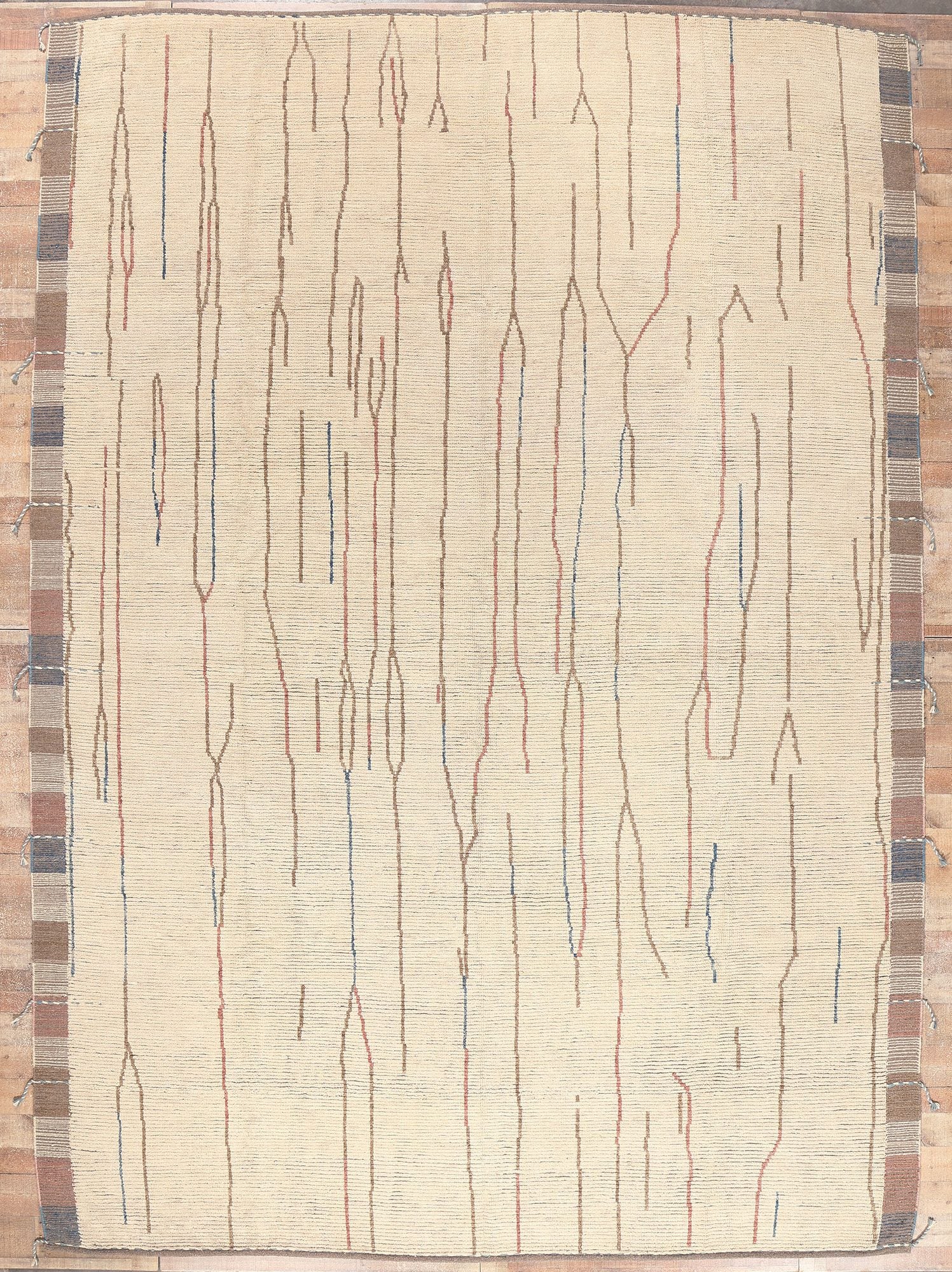 11 x 16 Organic Modern Moroccan Rug 81019