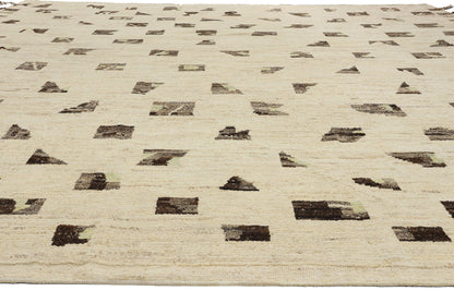 12 x 13 Organic Modern Bauhaus Moroccan Rug 81109