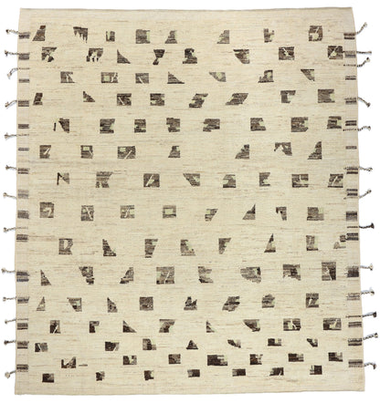 12 x 13 Organic Modern Bauhaus Moroccan Rug 81109