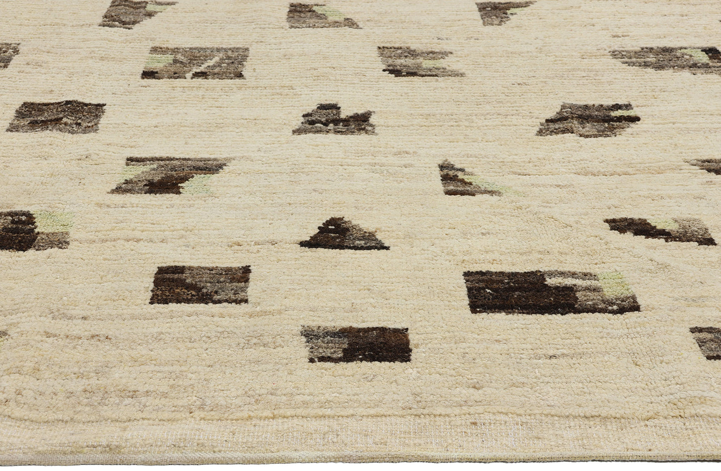 12 x 13 Organic Modern Bauhaus Moroccan Rug 81109