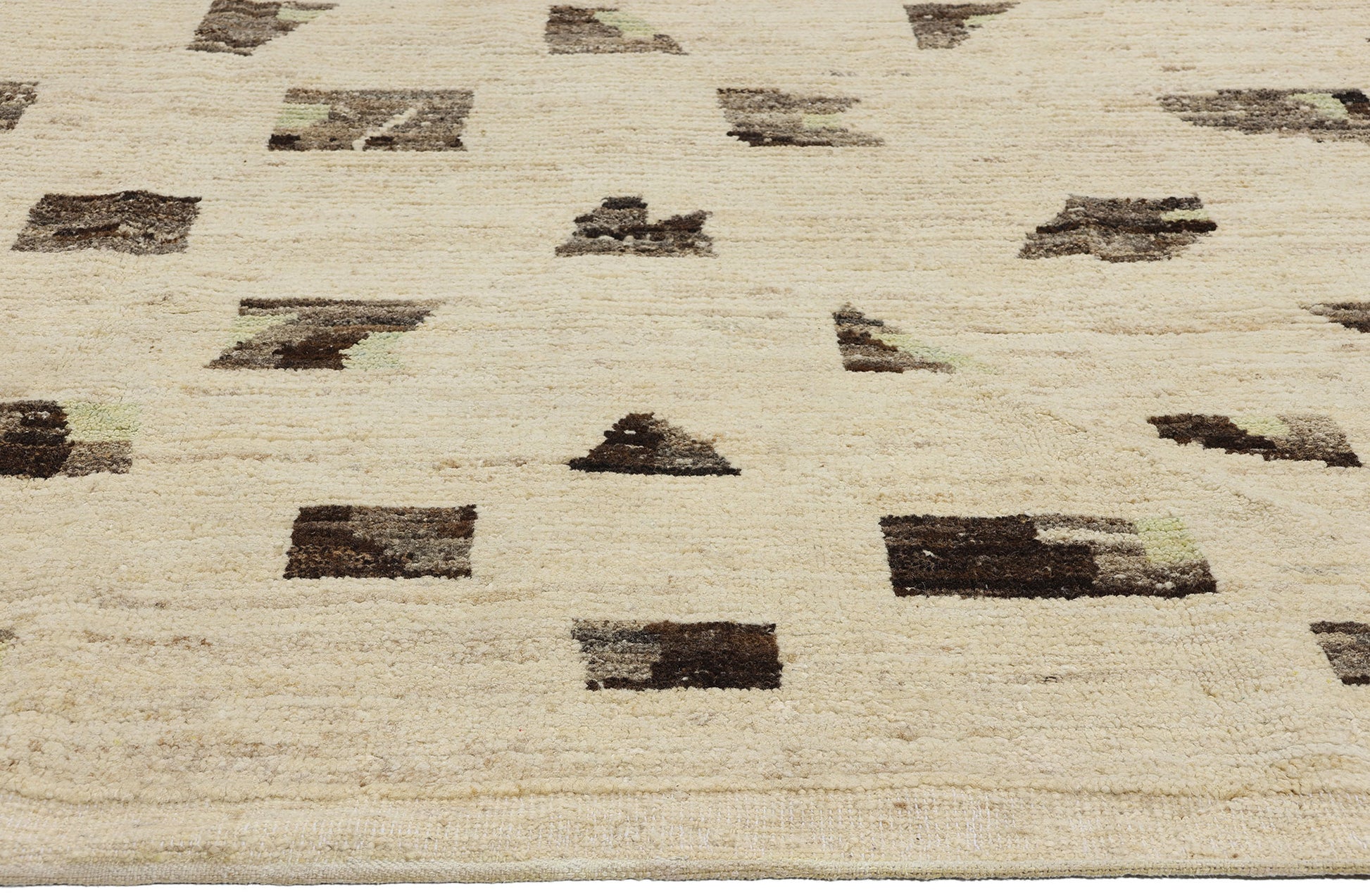 12 x 13 Organic Modern Bauhaus Moroccan Rug 81109