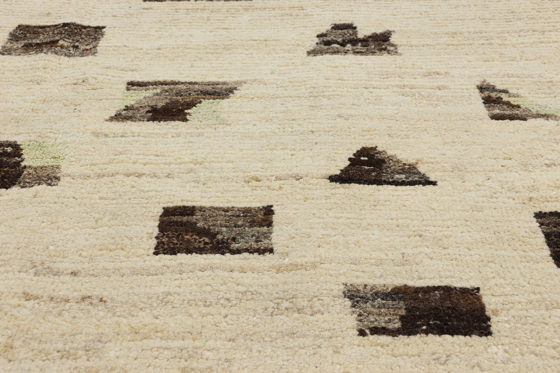 12 x 13 Organic Modern Bauhaus Moroccan Rug 81109