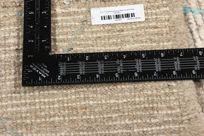 5 x 7 Earth-Tone Moroccan Rug 80783