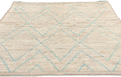 5 x 7 Earth-Tone Moroccan Rug 80783