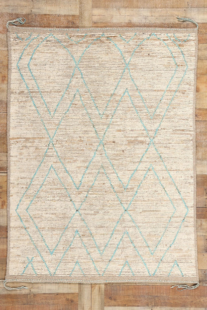 5 x 7 Earth-Tone Moroccan Rug 80783