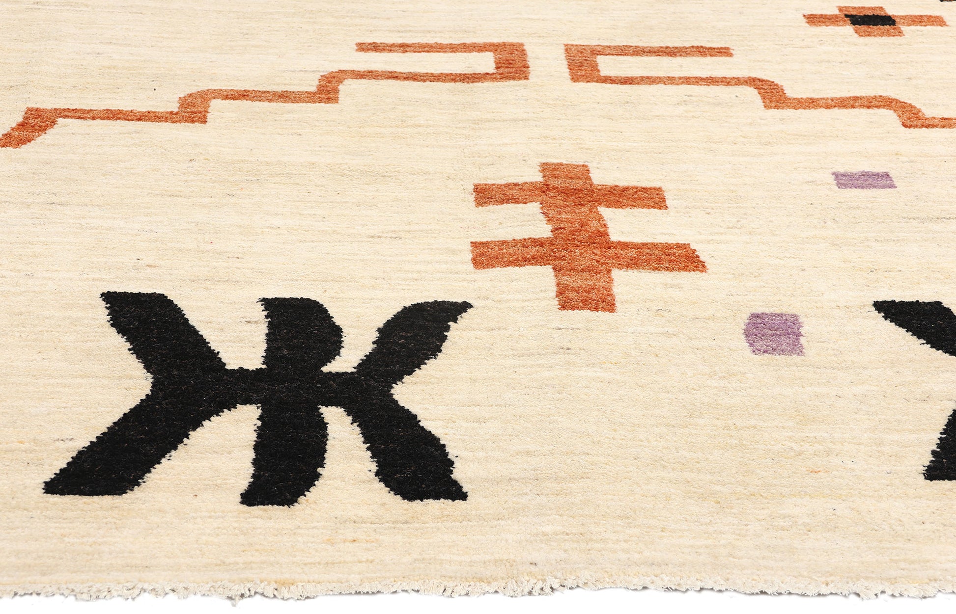 8 x 10 Organic Modern Brutalist Moroccan Rug 81115
